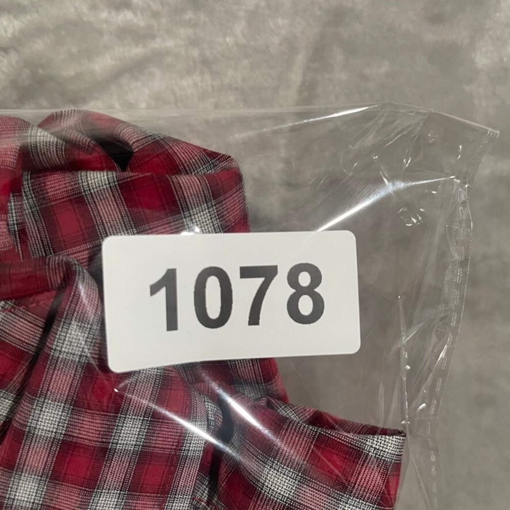 Cinch Shirt Mens Large Red Plaid Western Rodeo Cowboy Long Sleeve Rancher - Picture 9 of 9